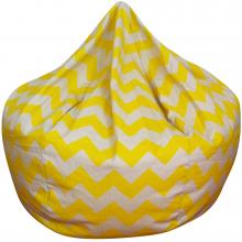 Photograph of Chevron Bean Bag (yellow)