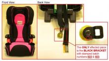 First Years Booster Seat and Batch Identification