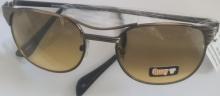Photograph of Quay sunglasses - gold aviator style