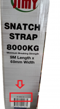 Snatch straps showing model number