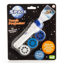 Space Torch Projector in packaging with three reels