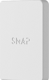 SnapWireless PowerPack Slim (Gen 1) - SnapWireless Grey rectangular electronic device with the word SNAP in the centre.