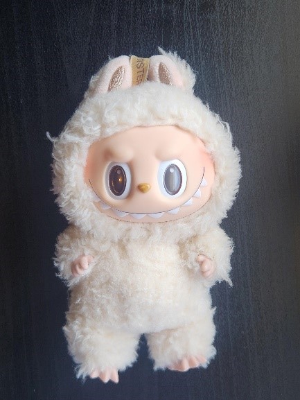 A genuine Labubu doll