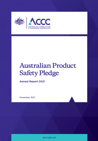Australian Product Safety Pledge Annual Report 2021