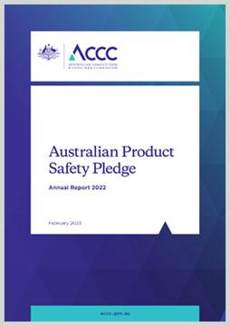 Thumbnail image of Australian Product Safety Pledge - Annual Report 2022 cover