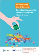 Laundry detergent capsules - Safety poster