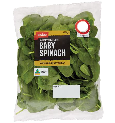  Coles Supermarkets Pty Ltd — Coles Baby Spinach 