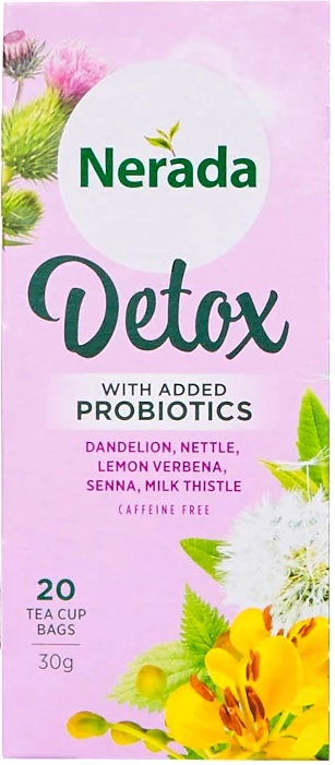  Nerada Tea Pty Ltd — Detox Tea with added Probiotics 30g (20 Tea Bags) 