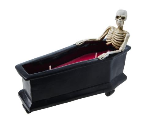 Photograph of the Halloween Candle Skeleton Candle