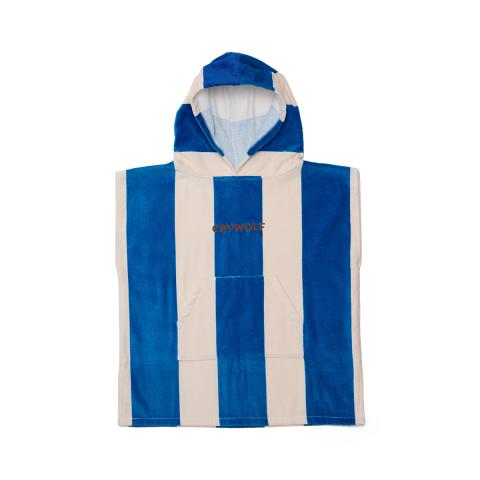 photograph of Hooded Towel - Deep Sea Stripe