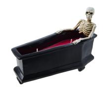 Photograph of the Halloween Candle Skeleton Candle