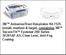 3M Asbestos Dust Respirator Kit