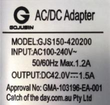 Airwalk AC-DC Adaptor