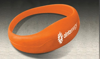 Alinta Energy orange wristband