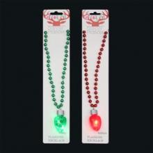Photograph of Assorted Light Up LED Christmas Bulb Necklace