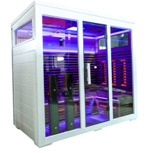 photograph of Bella Deluxe 5 Person sauna - purple