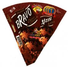 Bravo Choco Chunk confectionary - Ice cream - Product label