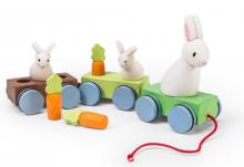 Bunny train photograph