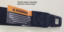 Check for batch number under WARNING label