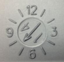 Clock Face Date Stamp