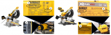 Photograph of DeWalt DHS780 and DWS780-XE 305mm Mitre Saws