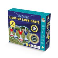 photograph of Deluxe Light Up Lawn Darts - packaging