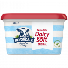 Photograph of Devondale Spreadable Dairy Soft Original 500g