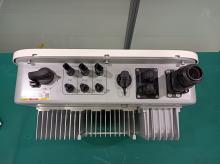 Goodwe solar inverter back panel with AC plug