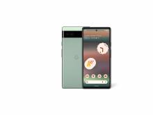 photograph of Google Pixel 6A smartphone - Sage