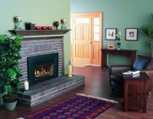 Regency i.31 Gas Log Fireplace - Brown Brick