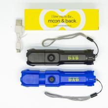 100% awesome DAD LED torches, with USB cable and I love you to the Moon and Back box