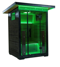 photograph of La Mar 2 person sauna - green