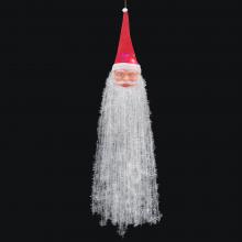 Photograph of Light Up Hanging Santa Face 95cm