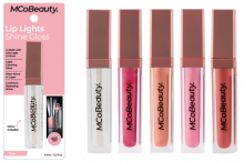 Lip Gloss in Clear, Morocco, Striptease, Berry Pink and Marshmallow shades.