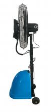 photograph of MF2601 BE 26 inch Industrial Pedestal Misting Fan side view