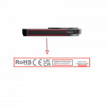 photograph of MagMove 5K dual magnet power bank label