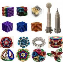 Photograph of Magnet Balls Magic Beads Various Buildings