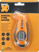 photograph of Maxi Trac digital tyre gauge - front of package