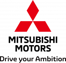 photograph of Mitsubishi logo
