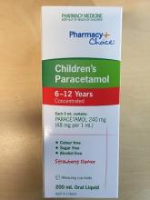 PC Childrens Paracetamol 6-12 Years CARTON