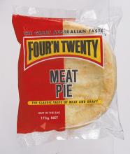 Photo of single meat pie packagin