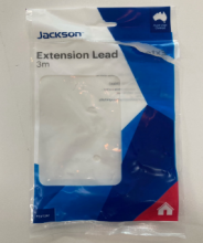 Photograph of Product Packaging Jackson 3M Extension Lead