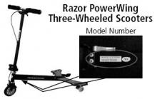 Razor PowerWing Three-Wheeled Scooters