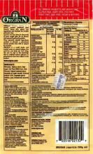 Roma Food Products—Orgran Gluten Free Molasses Licorice Recall Image - Back of Packaging