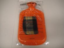 Rubber Heat Water Bag with tartan cover
