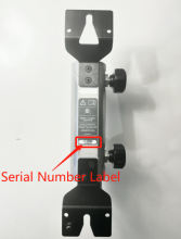 Manifold with serial number highlighted