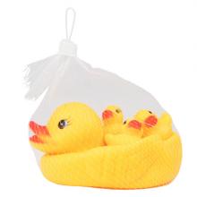 photograph of set of 4 duck bath toys for children.