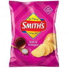 Photograph of Smith's Salt and Vinegar Crinkle Cut Chips