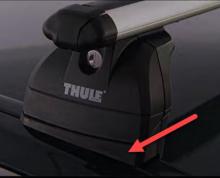 Photograph of Thule Rapid Fixpoint XT Kit in situ