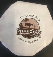 Photograph of Timboon Brie packaging